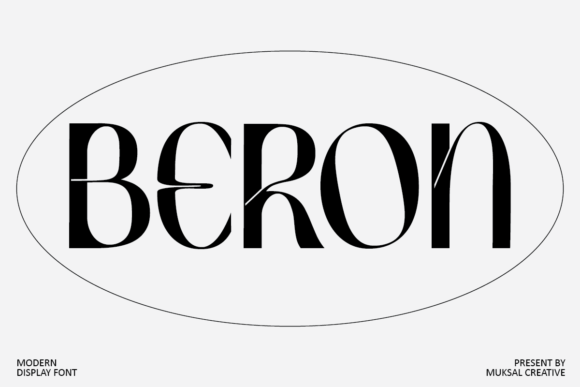 Beron: The Retro Display Font for Bold Designs