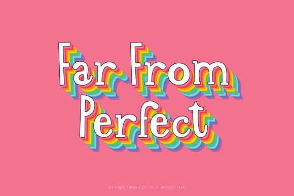Far from Perfect: The Joyful Display Font for Authentic Brands