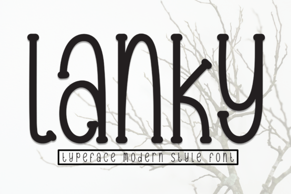 Lanky Font: A Sweet Display for Fun Designs