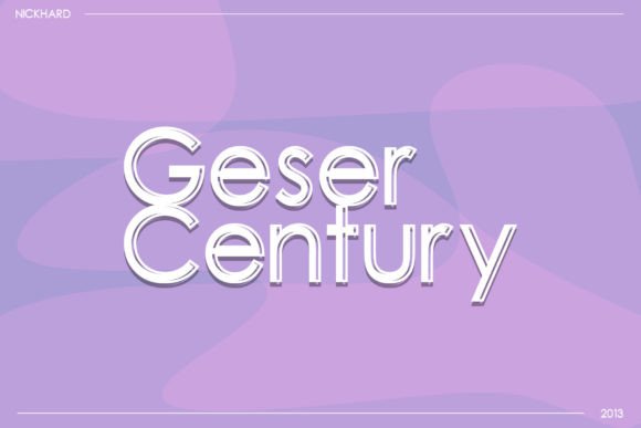 Mastering Modern Typography with the Geometric Precision of Geser Century