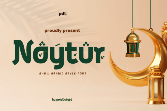 Noytur: A Modern Typeface Blending Arabic Heritage and Sans-Serif Clarity