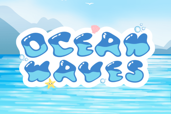 Ocean Waves: Playful Typography for Modern Design