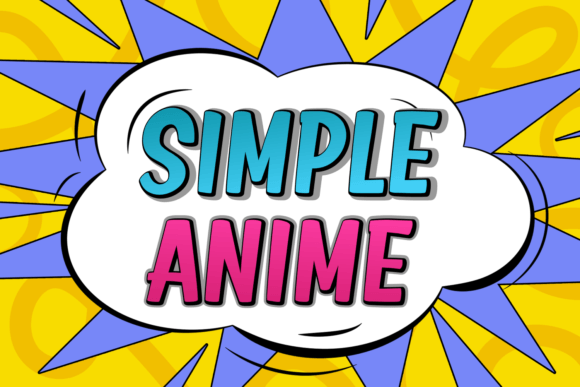 Unleashing Bold Creativity with the Simple Anime Display Font