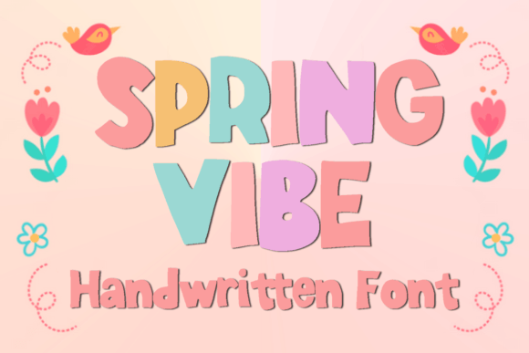 Unleashing Creativity with Spring Vibe: A Bold Display Font for Every Project